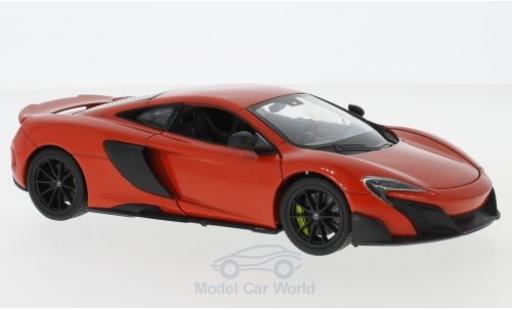 Modelauto McLaren 675 Base LT rood 1/24 Welly