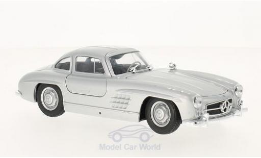 Modelauto Mercedes 300 Base SL (W198) grijs 1/24 Welly