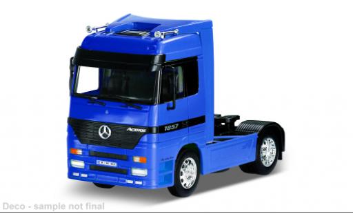 Modelauto Mercedes Actros Base blauw 1/32 Welly