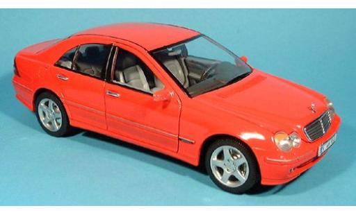Modelauto Mercedes Classe C Base rood 2001 1/18 Welly