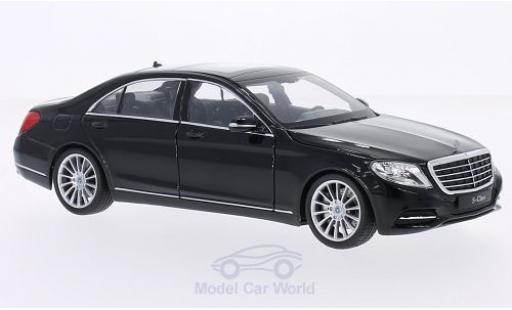Modelauto Mercedes Classe S Base (W222) zwart 2013 1/24 Welly