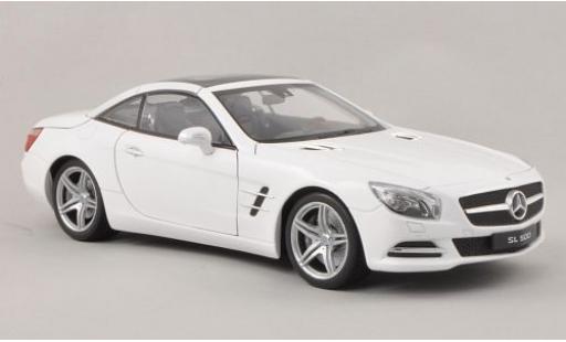 Modelauto Mercedes SL Base 500 (R231) wit 2012 1/18 Welly