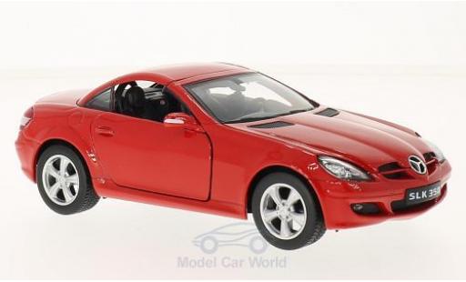 Modelauto Mercedes SLK Base 350 rood 1/24 Welly