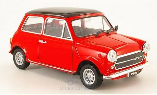Modelauto Mini Cooper Base 1300 rood/zwart 1974 zonder Vitrine 1/24 Welly