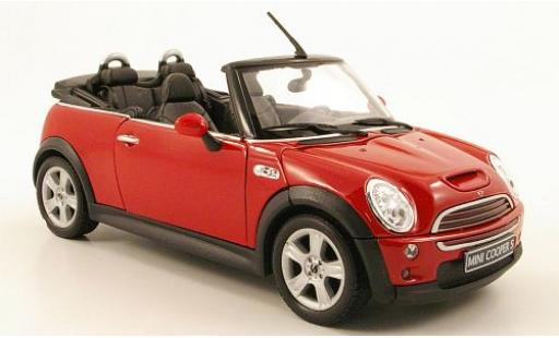 Modelauto Mini Cooper S Cabriolet rood 1/24 Welly