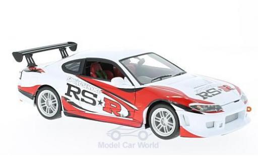 Modelauto Nissan Silvia S15 RS-R wit/Dekor RHD 1/24 Welly