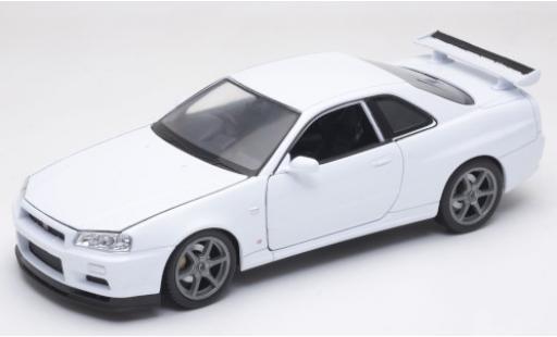 Modelauto Nissan Skyline R34 GT-R () wit RHD 1/24 Welly