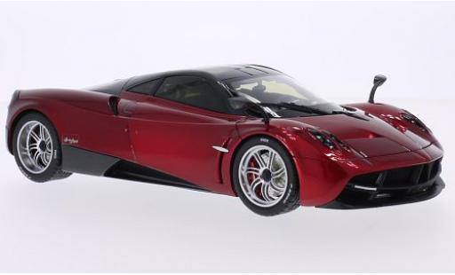 Modelauto Pagani Huayra Base metallic rood/carbon GTA Edition 1/18 Welly