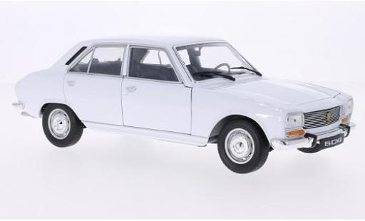 Modelauto Peugeot 504 Berline wit 1975 1/18 Welly