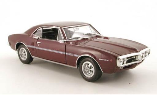 Modelauto Pontiac Firebird 1967 met.-dkl.-rot 1/24 Welly