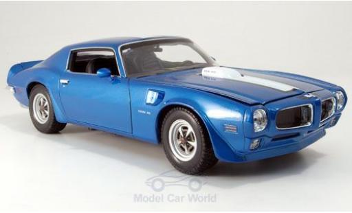 Modelauto Pontiac Firebird 1972 Trans Am blauw 1/18 Welly