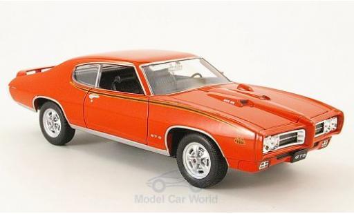 Modelauto Pontiac GTO The Judge 1969 zonder Vitrine 1/24 Welly