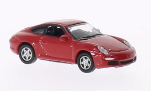 Modelauto Porsche 911 S Carrera rood 1/87 Welly