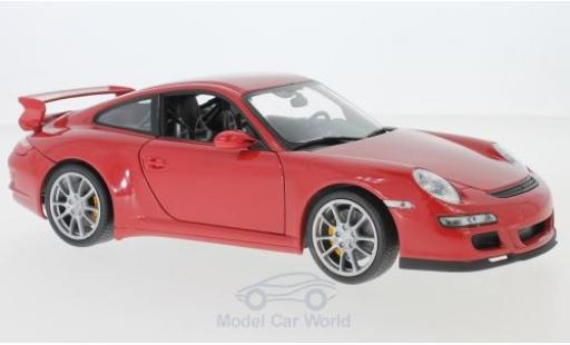 Modelauto Porsche 911 GT3 rood 1/18 Welly