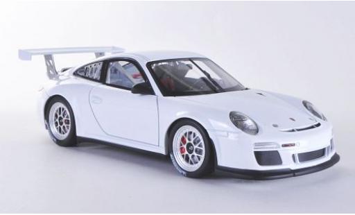 Modelauto Porsche 911 GT3 CUP ( II) wit Plain Body Version wit 2012 1/18 Welly