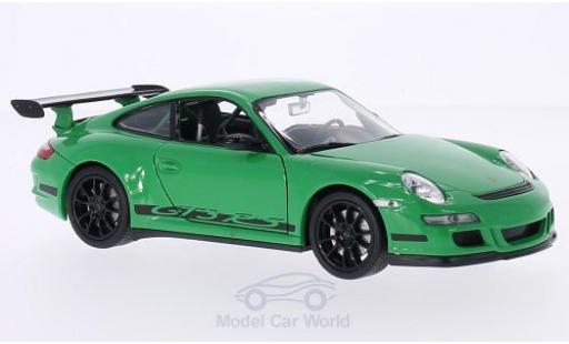 Modelauto Porsche 911 GT3 RS groen/Dekor 1/24 Welly