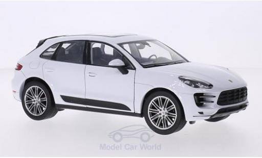 Modelauto Porsche Macan Turbo wit 1/24 Welly
