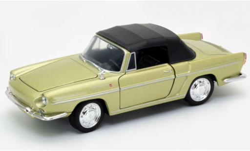 Modelauto Renault Caravelle Base metallic groen geslotenes kap 1/24 Welly