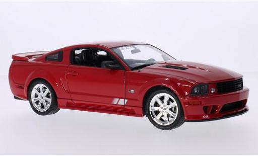 Modelauto Saleen S281 E Mustang rood 2007 1/18 Welly