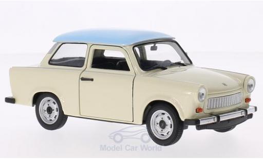 Modelauto Trabant 601 Base beige/blauw 1/24 Welly