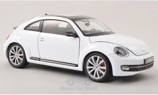 Modelauto Volkswagen Beetle Base wit 2012 zonder Vitrine 1/24 Welly
