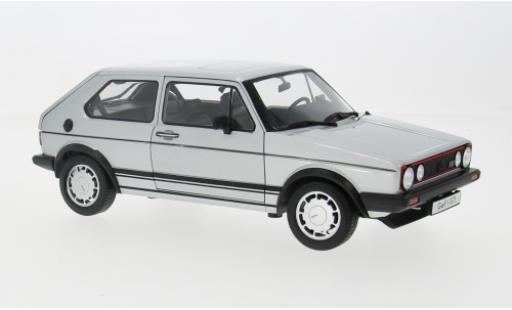 Modelauto Volkswagen Golf GTI I grijs 1983 1/18 Welly
