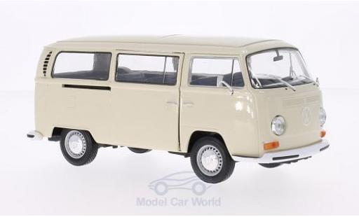 Modelauto Volkswagen T2 B Bus beige 1972 1/24 Welly