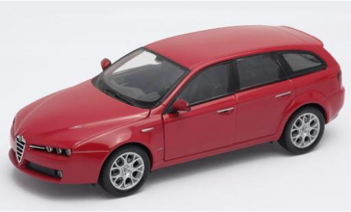 Modelauto Alfa Romeo 159 sportwagon rood 1/24 Welly