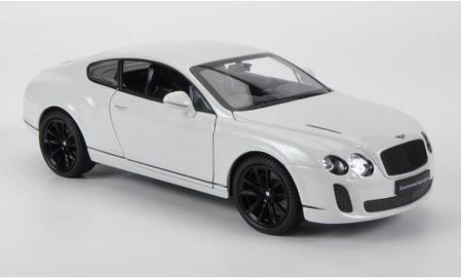 Modelauto Bentley Continental Supersports wit 1/24 Welly