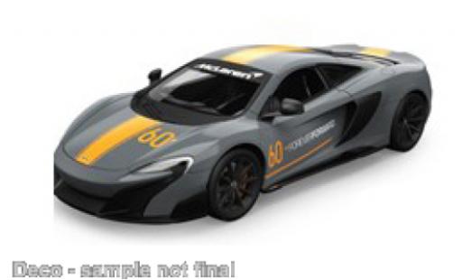 Modelauto McLaren 675 Base LT grijs/oranje 1/24 Welly
