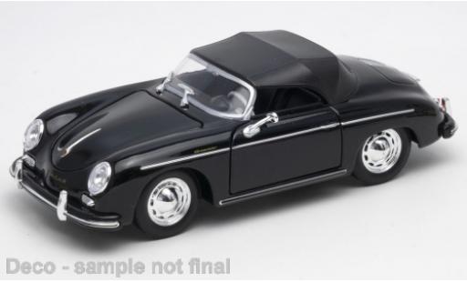 Modelauto Porsche 356 A A A Speedster zwart 1/24 Welly