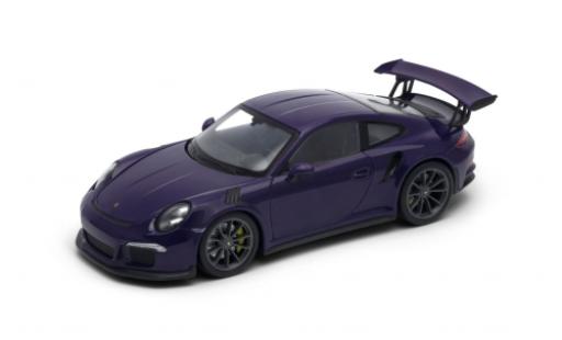 Modelauto Porsche 911 GT3 RS lila 2015 1/24 Welly