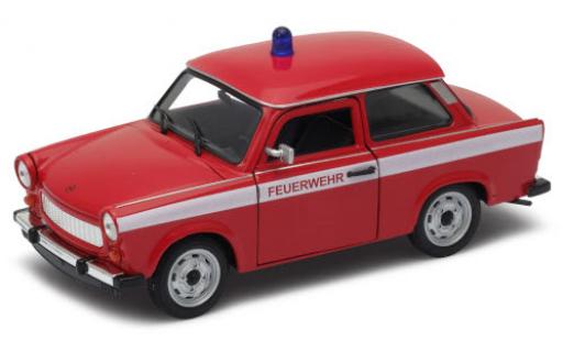 Modelauto Trabant 601 Base rood/wit 1/24 Welly