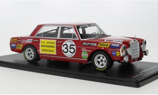 Modelauto Mercedes 300 6.3 SEL (W109) 24h Spa 1971 Hannen Alt #35 1/18 Werk83