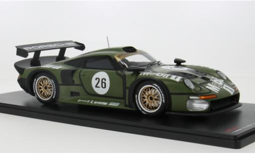 Modelauto Porsche 911 GT1 24h Le Mans 1996 AG #26 1/18 Werk83