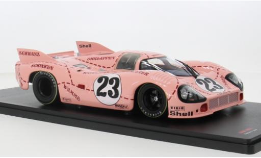 Modelauto Porsche 917 1971 /20 roze Pig 24h Le Mans Martini Racing Team #23 1/18 Werk83