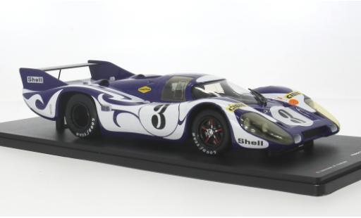 Modelauto Porsche 917 1970 Long Tail 24h Le Mans Martini Racing Team #3 1/18 Werk83
