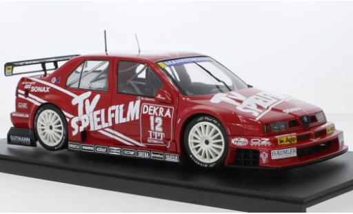 Modelauto Alfa Romeo 155 2.5 v6 TI No.12 Sch&Atilde;&frac14;bel ing&Atilde;&copy;nieur TV Spielfilm DTM 1995 1/18 Werk83