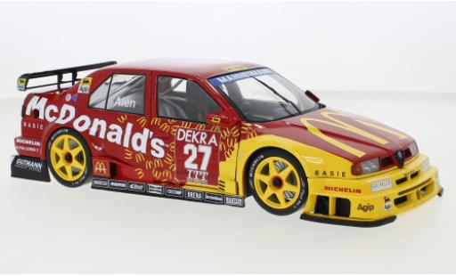Modelauto Alfa Romeo 155 2.5 v6 TI rood/geel No.27 Alfa Corse 2 McDonalds ITC Helsinki 1995 1/18 Werk83