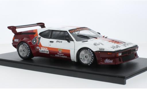 Modelauto Bmw M1 1980 No.61 Team Schnitzer 1/18 Werk83