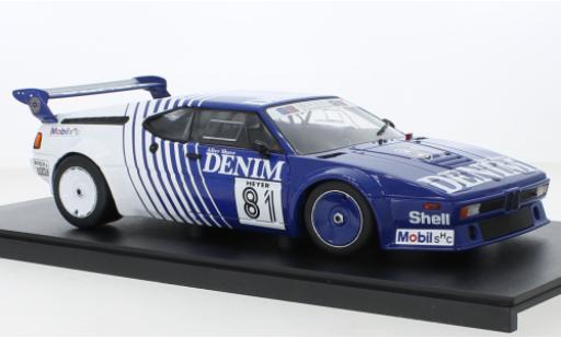 Modelauto Bmw M1 1980 No.81 GS Tuning Denim 1/18 Werk83