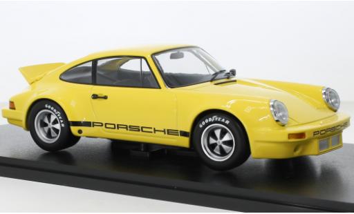 Modelauto Porsche 911 RSR Carrera 3.0 geel 1/18 Werk83