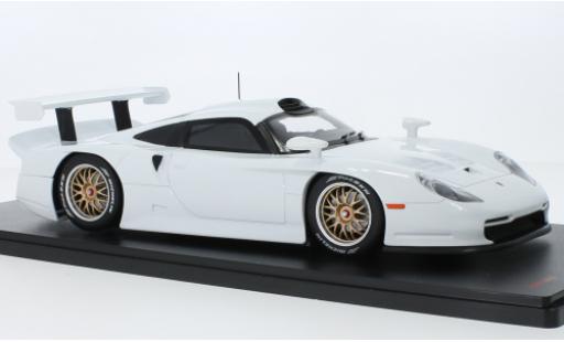 Modelauto Porsche 911 GT1 wit 1997 1/18 Werk83