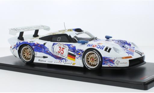 Modelauto Porsche 911 GT1 No.35 AG 4h Spa 1996 1/18 Werk83