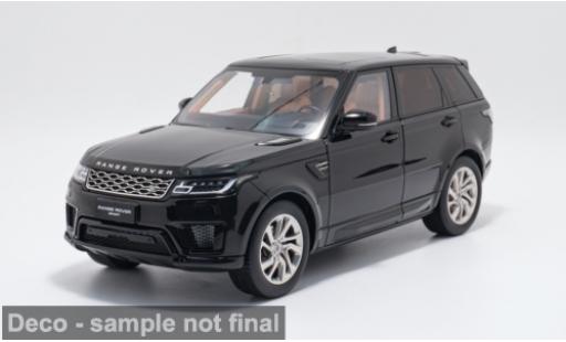 Modelauto Land Rover Range Rover Base Land Rover zwart 1/18 WhelArt