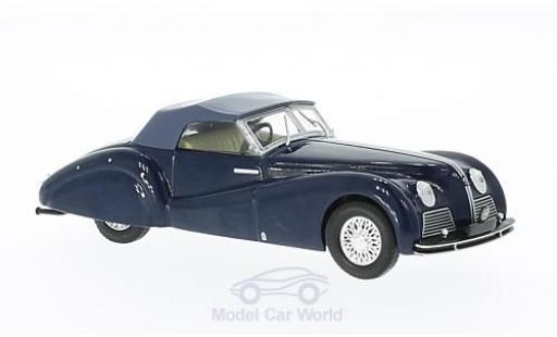 Modelauto Alfa Romeo 6C 2500 SS Spider blauw/grijs 1939 1/43 WhiteBox