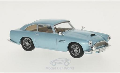 Modelauto Aston Martin DB4 coupe DB 4 metallic blauw 1958 1/43 WhiteBox