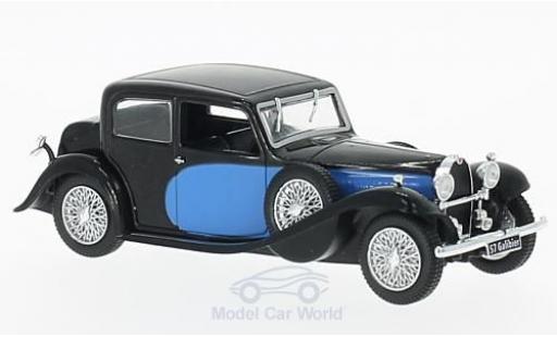 Modelauto Bugatti 57 Galibier blauw/zwart 1934 1/43 WhiteBox