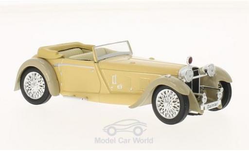 Modelauto Daimler Double Six Cabriolet 50 beige/grijs RHD 1931 1/43 WhiteBox