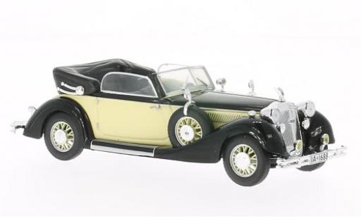 Modelauto Horch 853 853A A zwart/beige 1938 1/43 WhiteBox